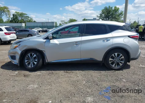 2015 Nissan Murano Sl z USA, uszkodzony, nr VIN 5N1AZ2MH1FN238646